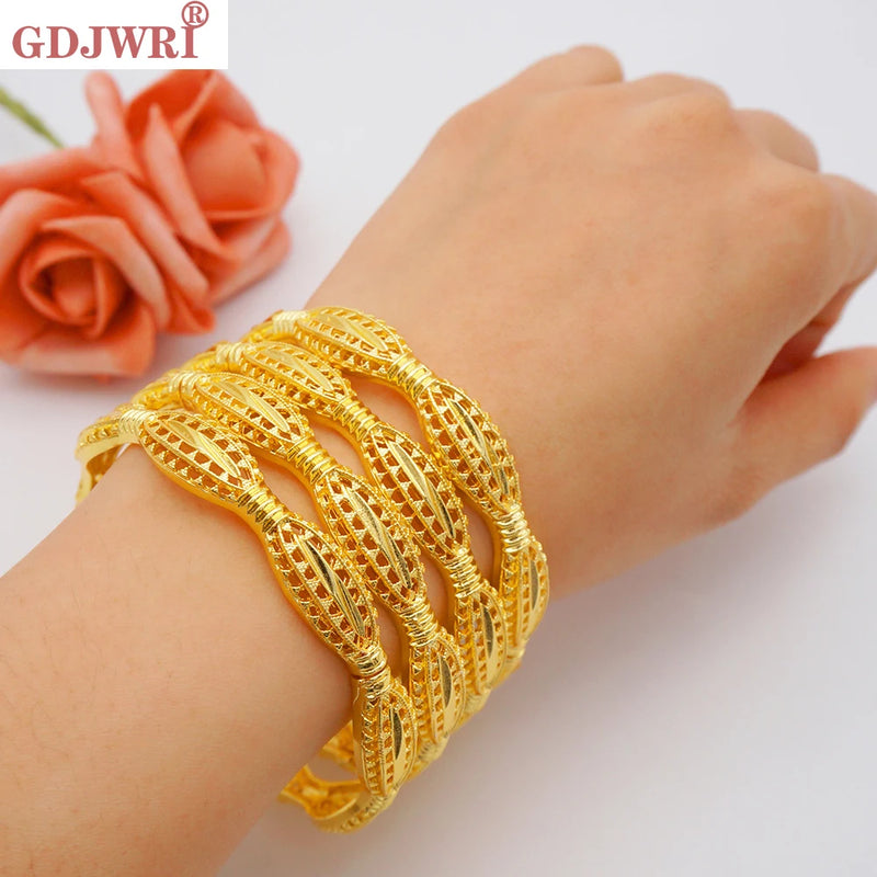 Dubai Bangle For Women Indian Bangles Africa Jewelry Beads Bangle&Bracelet