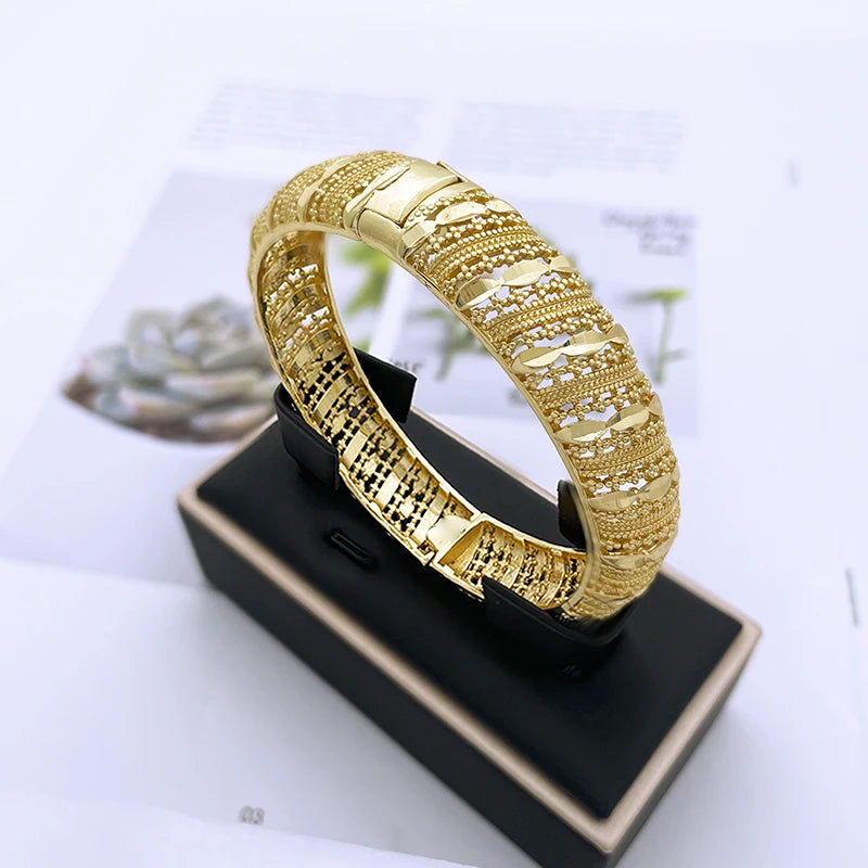 Dubai Bangles 24K Plated Bracelet For Women