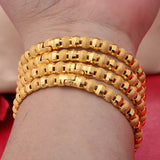 Dubai Bangles 24k Plated African Wedding Bridal Bracelet&Bangles For Women