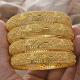 Dubai Bangles Ethiopian Bracelets For Women Men Girls Wedding Bracelet Gift