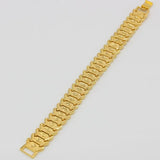 Dubai 24K Bracelet Men Women 16mm Hiphop Chain Ethiopian/African Jewelry