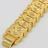 Dubai 24K Bracelet Men Women 16mm Hiphop Chain Ethiopian/African Jewelry