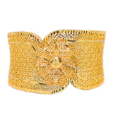 Dubai Bracelet Kuan Habesha Ethiopia Jewelry 24k Butterfly Flower Bracelet