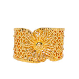 Dubai Bracelet Kuan Habesha Ethiopia Jewelry 24k Butterfly Flower Bracelet