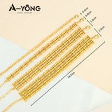 Dubai Bracelet 21k Plated Women Hand Bangle Party Accessories