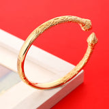 Dubai Ethiopian African Men Bangle Embossing Bangles Jewelry