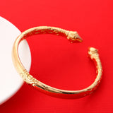 Dubai Ethiopian African Men Bangle Embossing Bangles Jewelry