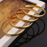 Dubai Ethiopian Heart Pattern Cuff Unisex Wide Bangle