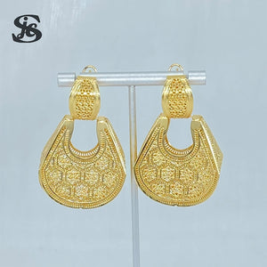 Dubai Earrings 18K Plated Copper Clip Earrings