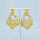 Dubai Earrings 18K Plated Copper Clip Earrings