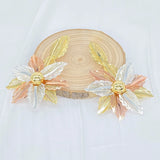 Dubai Multicolour Flower Clip Earrings for Women Daily Wear