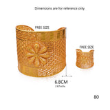 Dubai Flower Women Bangles Wedding Bracelet Bijoux Africaine
