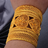 Dubai Heart Bangles Bride Bracelet Wedding Jewelry