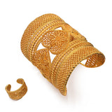 Dubai Heart Bangles Bride Bracelet Wedding Jewelry