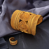Dubai Heart Bangles Bride Bracelet Wedding Jewelry