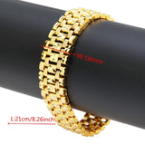 Dubai Bracelet Men's 16mm Wide Chain Bracelet Jewelry