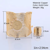 Dubai Bangle With Ring For Women Nigerian Wedding Party Jewelry