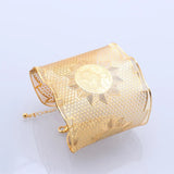 Dubai Bangle With Ring For Women Nigerian Wedding Party Jewelry