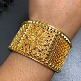Wide African Party Wedding Dubai Bangles for Women Gift