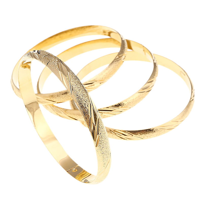 Ethiopian Bangles Jewelry Set - Dubai Style Bangles