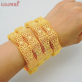 Dubai Bangles For Women Ethiopian Indian African Bracelets Charm Wedding