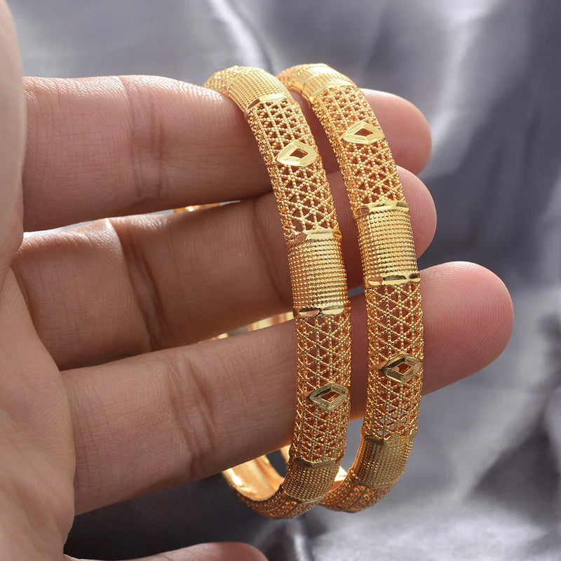 Dubai Bangles For Women Ethiopian Wedding Banquet Birthday Bangles Bracelet