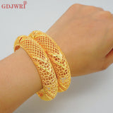 Dubai Bangles For Women Indian Bride Wedding African Bangle Arab Charm Bracelets