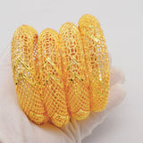 Dubai Bangles For Women Indian Bride Wedding African Bangle Arab Charm Bracelets
