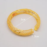 Dubai Bangles For Women Indian Bride Wedding African Bangle Arab Charm Bracelets