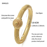 Dubai Bangles Indian African Bangle For Women Hard Bracelets Charm