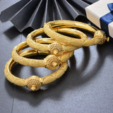 Dubai Bangles Indian African Bangle For Women Hard Bracelets Charm