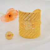 Dubai Bangles & Ring Indian Bracelet For Women African Charm Ethiopian