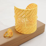 Dubai Bangles & Ring Indian Bracelet For Women African Charm Ethiopian