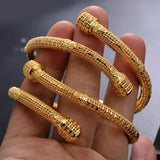 Dubai Bangles for Women Girls Bracelets Gift Strap Opening