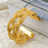 Dubai Bracelet for Women Classic Rust Proof Large Chain Cuban Bangle