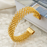 Dubai Bracelet for Women Classic Rust Proof Large Chain Cuban Bangle