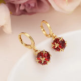 Dubai Jewelry Set 18K Plating Earrings & Pendant with Necklace
