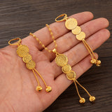 Dubai Necklace Earring Women Party Gift Jewelry Sets Charms Girls Kid Jewelry