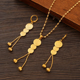 Dubai Necklace Earring Women Party Gift Jewelry Sets Charms Girls Kid Jewelry