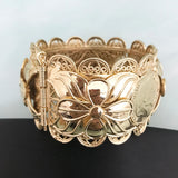Dubai Wide Coin Bracelet Women's Wedding Dress Wrist Ornament
