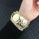 Dubai Wide Coin Bracelet Women's Wedding Dress Wrist Ornament