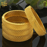 Dubai Plated Bangles For Women Indian Jewelry Bangle Wedding
