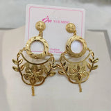 Dubai Plated Earrings for Women Tassel Ethiopian African Earrings