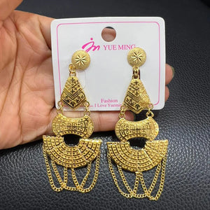 Ethiopian African Tassel Earrings for Women Jewelry