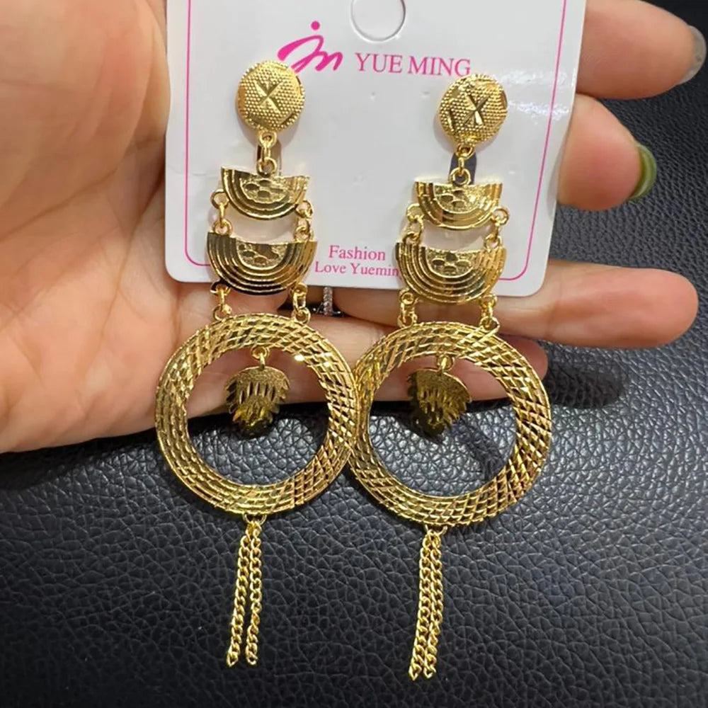 Ethiopian African Tassel Earrings for Women Jewelry