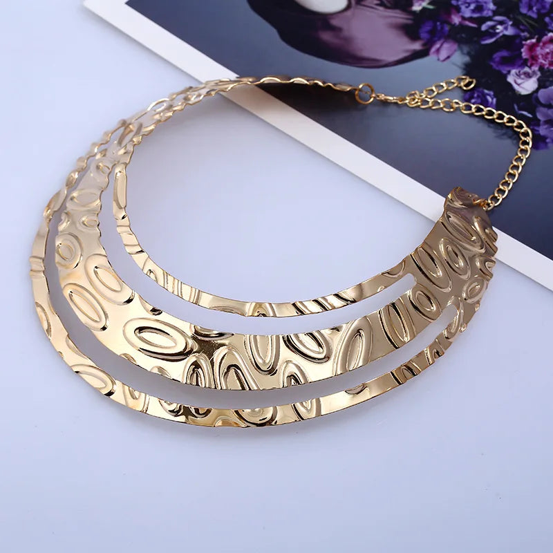 Colorful Layered Necklace Charm Bridal Wedding Accessories