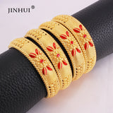 Dubai Plated Bangles and Bracelets Open Bangle Wedding Friendship Bracelet