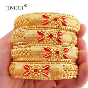 Dubai Plated Bangles and Bracelets Open Bangle Wedding Friendship Bracelet