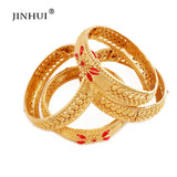 Dubai Plated Bangles and Bracelets Open Bangle Wedding Friendship Bracelet