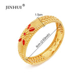Dubai Plated Bangles and Bracelets Open Bangle Wedding Friendship Bracelet